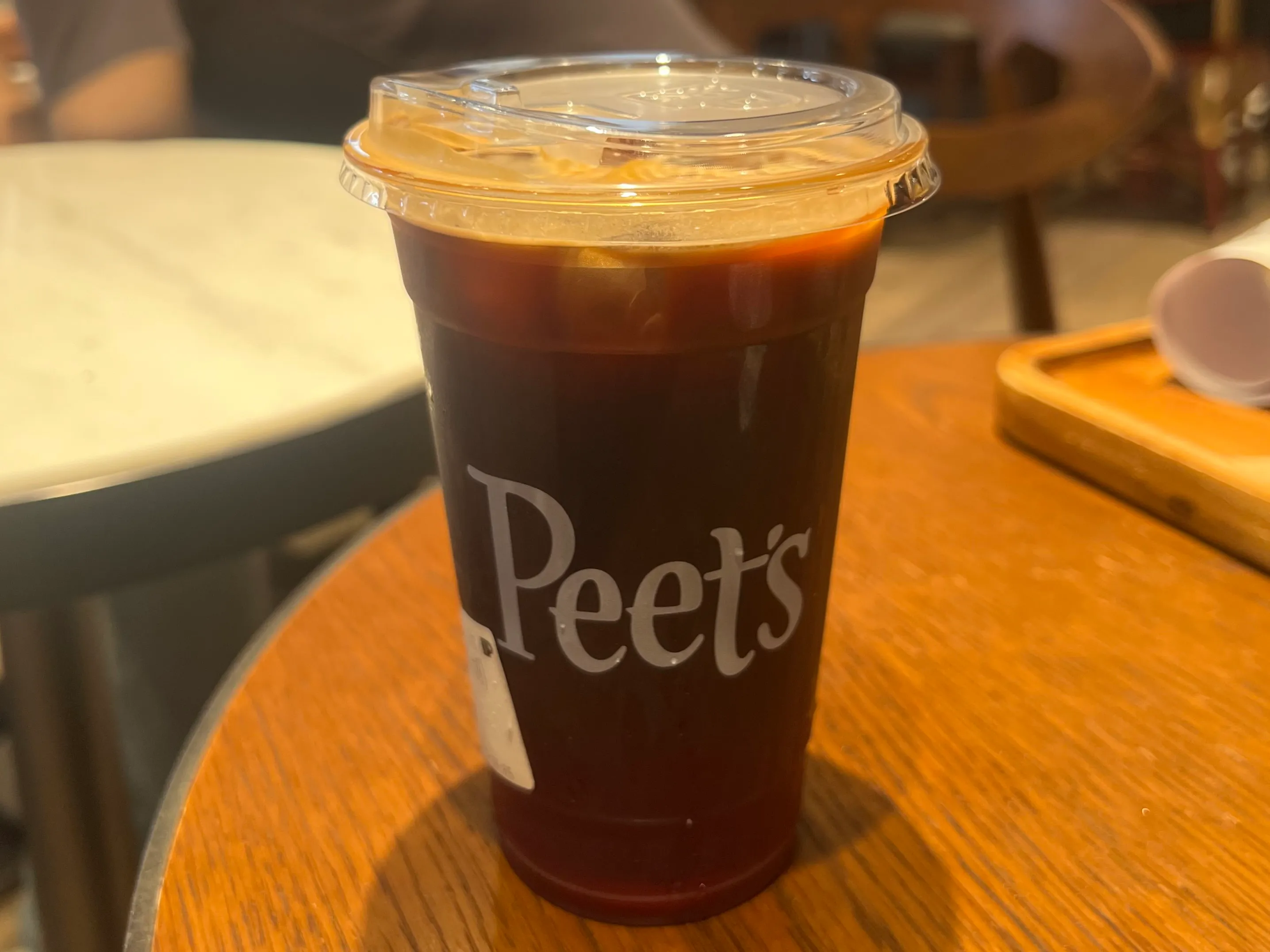 カフェで注文したドリンク