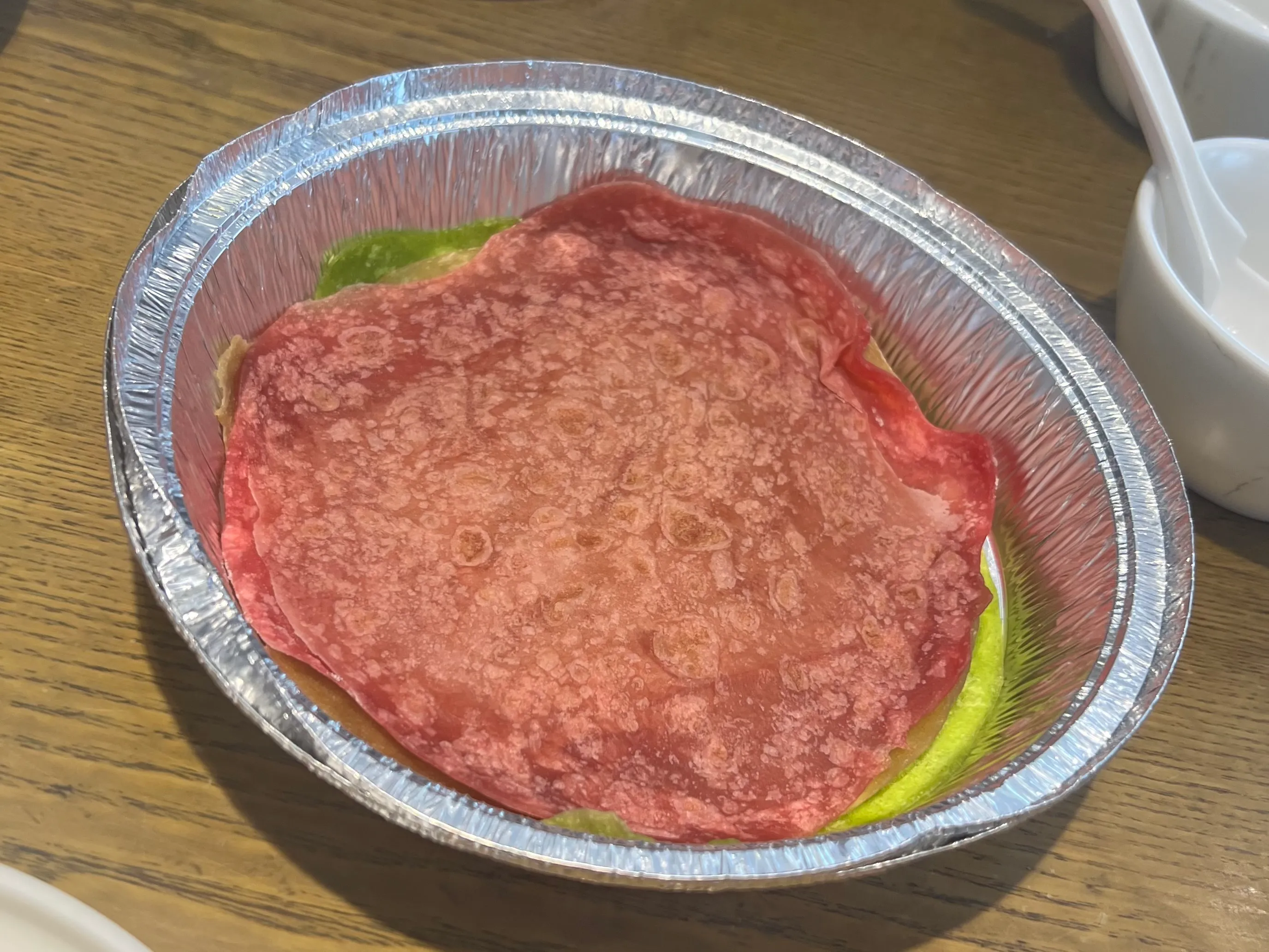 &nbsp; 「春餅」の皮&nbsp;&nbsp;