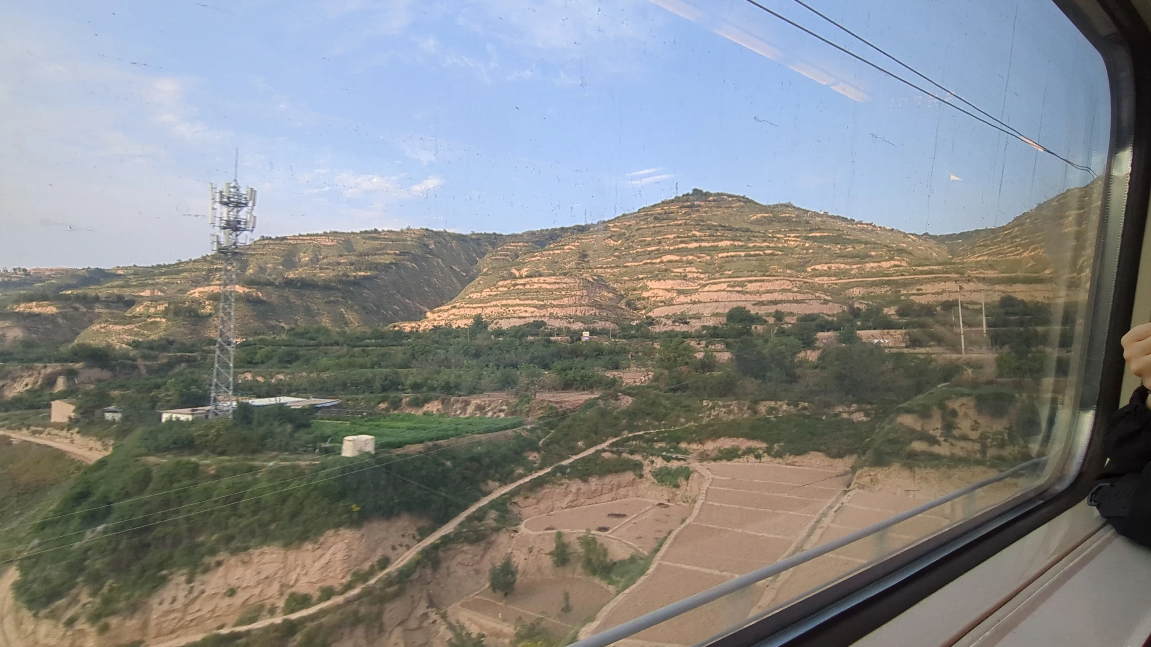 高速鉄道からの景色