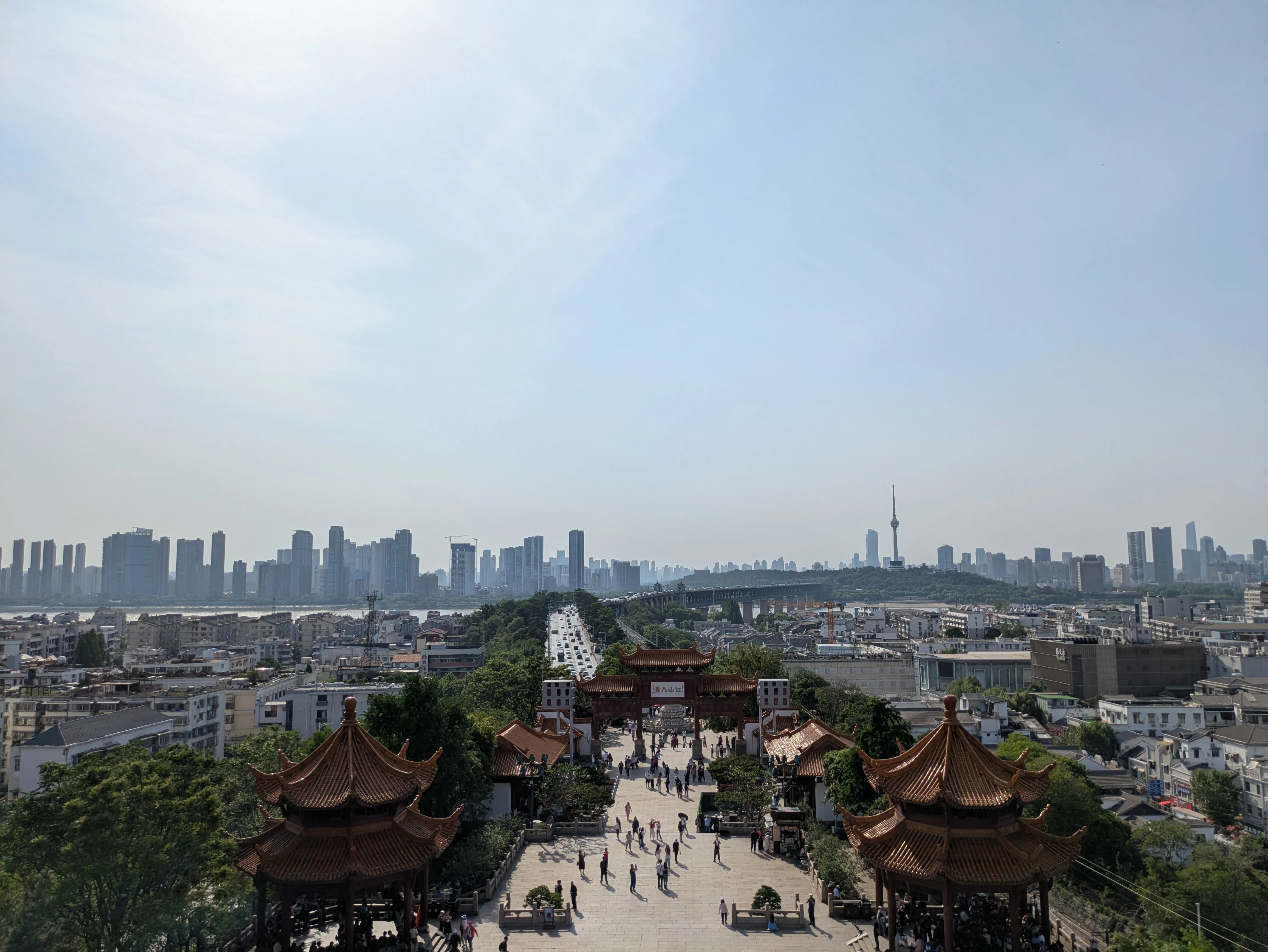 長江と長江大橋