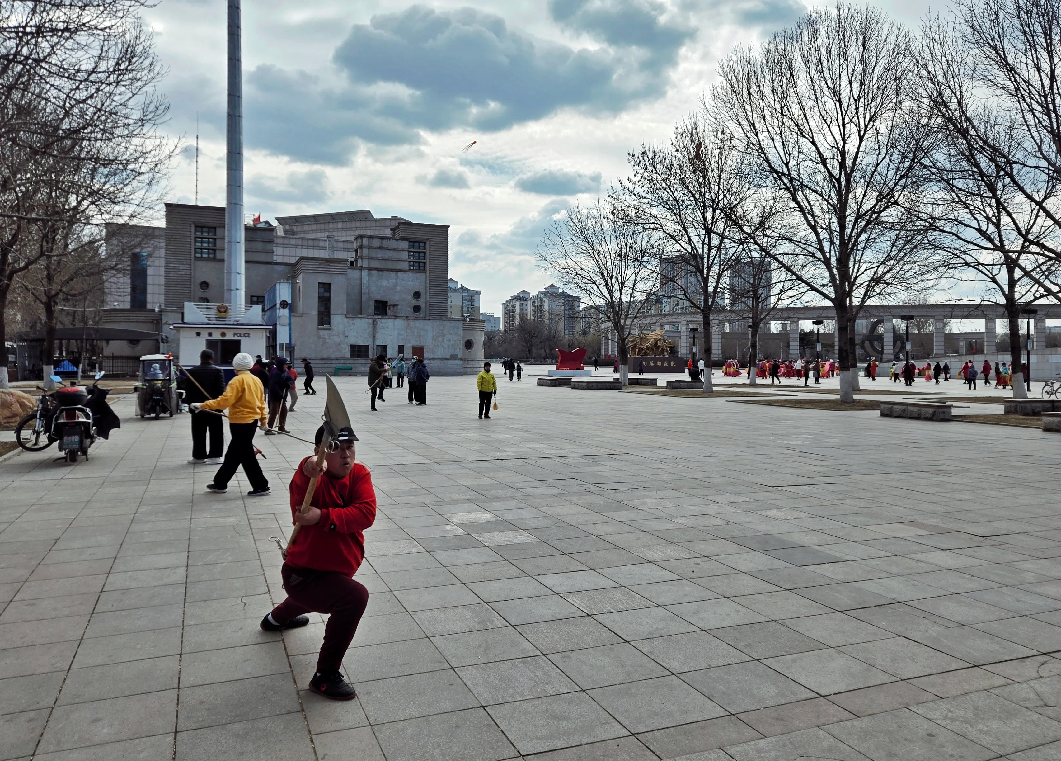 結構本格的な練習されてる。