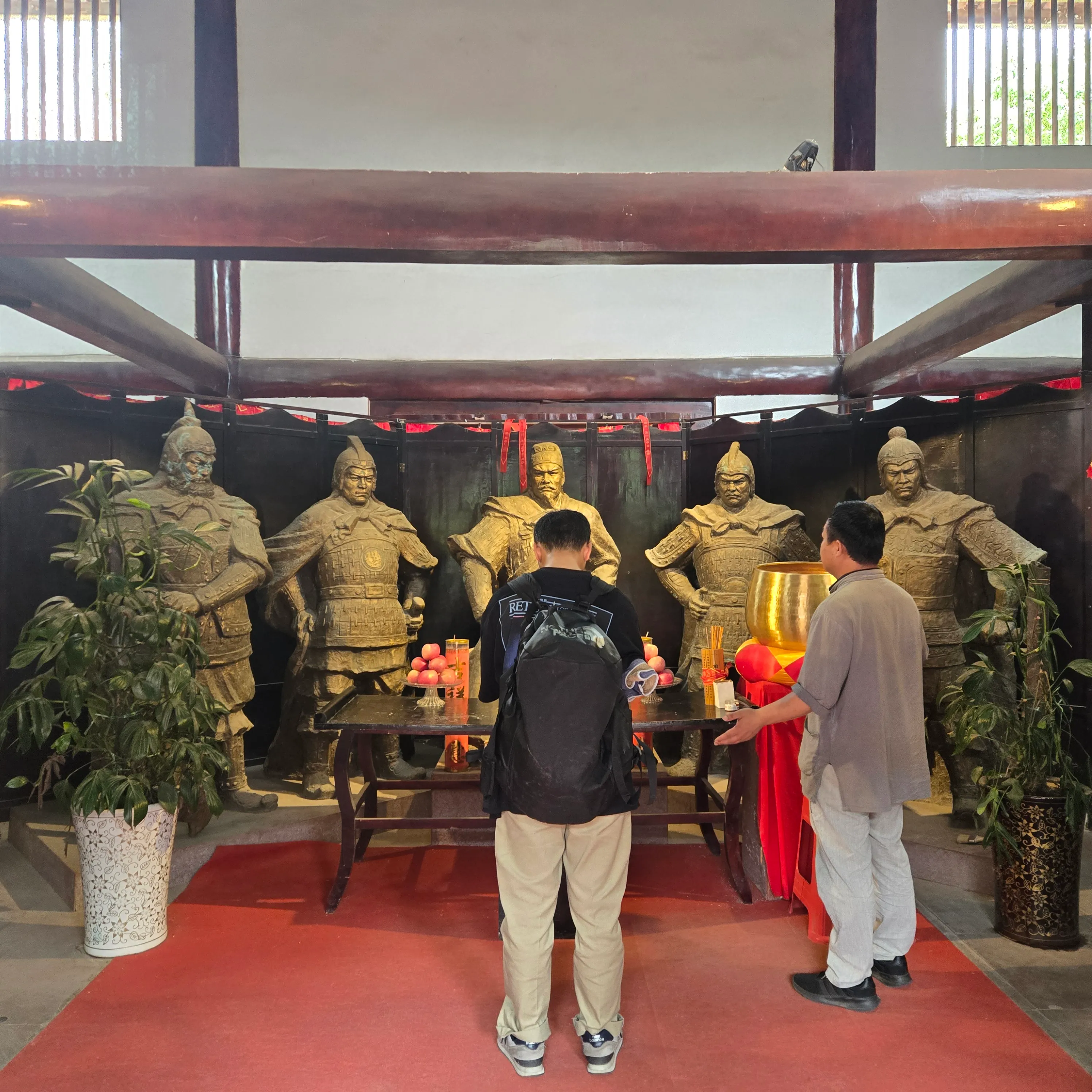 迫力の五虎将軍